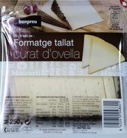 Formatge tallat curat d'ovella