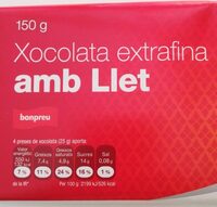 Xocolata extrafina amb llet