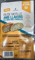 Pa de motlle amb llavors lli, girasol i rosella