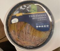 Filets d'anxova del Cantàbric en oli d'oliva