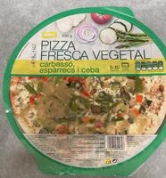 Pizza fresca vegetal