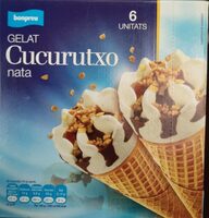 Gelat cucurucho nata