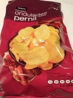 Patatas onduladas al jamon