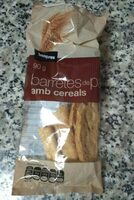 Barretes de pa amb cereals