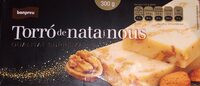 Torró de nata i nous