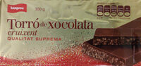 Torró de xocolata cruixent