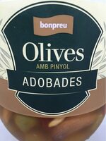 Olives amb pinyol adobades