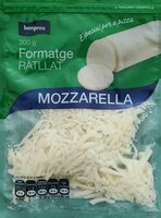 Formatge ratllat mozzarella