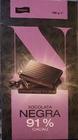 Chocolate negro 91% cacao