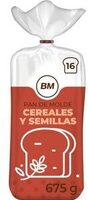 Pan de molde cereales y semillas