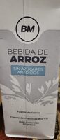 Bebida de arroz sin azúcares añadidos