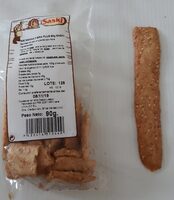 Barritas de pan crujiente con fibra