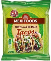 Tortillas de maíz Tacos