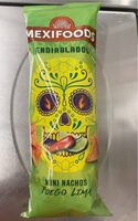 Endiablados mini nachos fuego lima