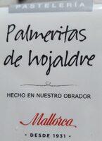 Palmeritas de hojaldre