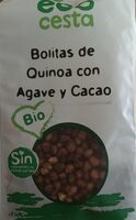 Bolitas de quinoa con agave y cacao