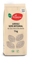 Arroz semi integral de cultivo ecológico