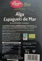 Alga Espagueti de Mar