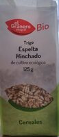 Trigo espelta hinchado de cultivo ecológico