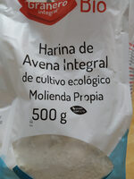 Harina de avena integral