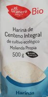 Bio harina de centeno integral ecológica