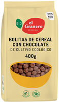 Bolitas de cereales con chocolate