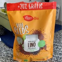 Vita Seeds, semillas de lino molidas con chía, manzana y canela
