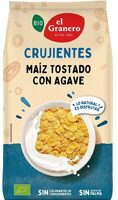 Copos de maiz tostado con agave