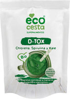 Ecocesta S. alimento Dtox Chlorella Spirulina Kale
