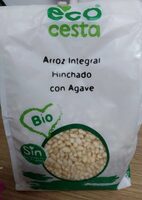 Arroz hinchado integral con agave