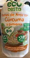 Tortitas de arroz con cúrcuma y pimienta