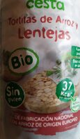 Tortitas de arroz y lentejas bio