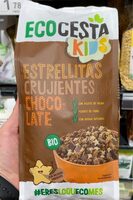 Estrellitas crujientes con chocolate