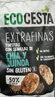 Tortita con semilas de chia y quinoa sin gluten