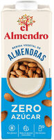 Bebida vegetal de  almendras zero