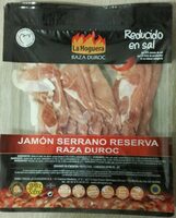 Jamon serrano reserva. Raza duroc