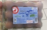Huevos frescos de gallinas libres de jaulas