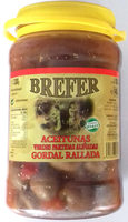 Aceitunas verdes enteras aliñadas gordal