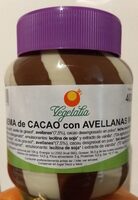 Crema de cacao con avellanas mixta