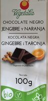 Chocolate negro con jengibre y naranja