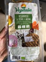 Vegeburger de tempe y avena