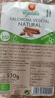 Salchicha vegetal natural