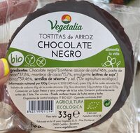 Tortitas de arroz chocolate negro
