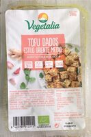 Tofu dados estilo oriente medio