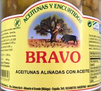 Aceitunas aliñadas con aceite