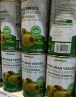 Aceitunas verdes rellenas de anchoa