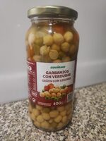 Garbanzos con verdura