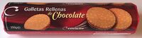 Galletas rellenas de chocolate