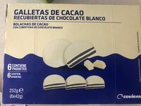 Galletas cubiertas de cacao