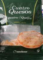 Queso rallado-cuatro quesos